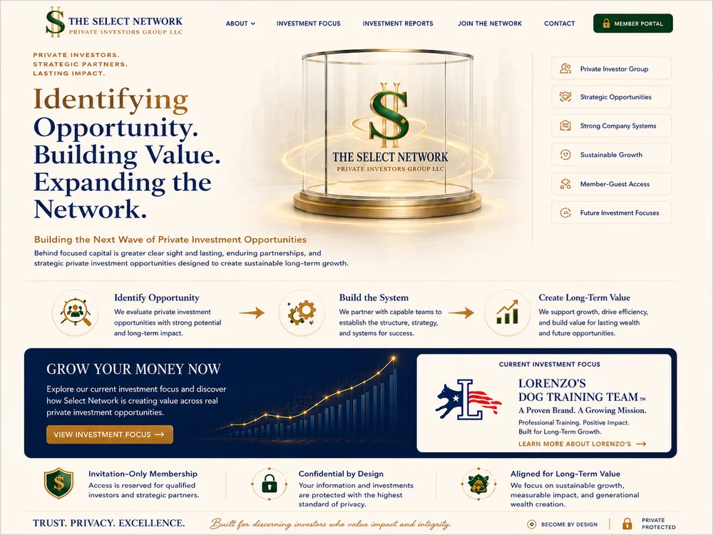 Select Network — website built by DSN